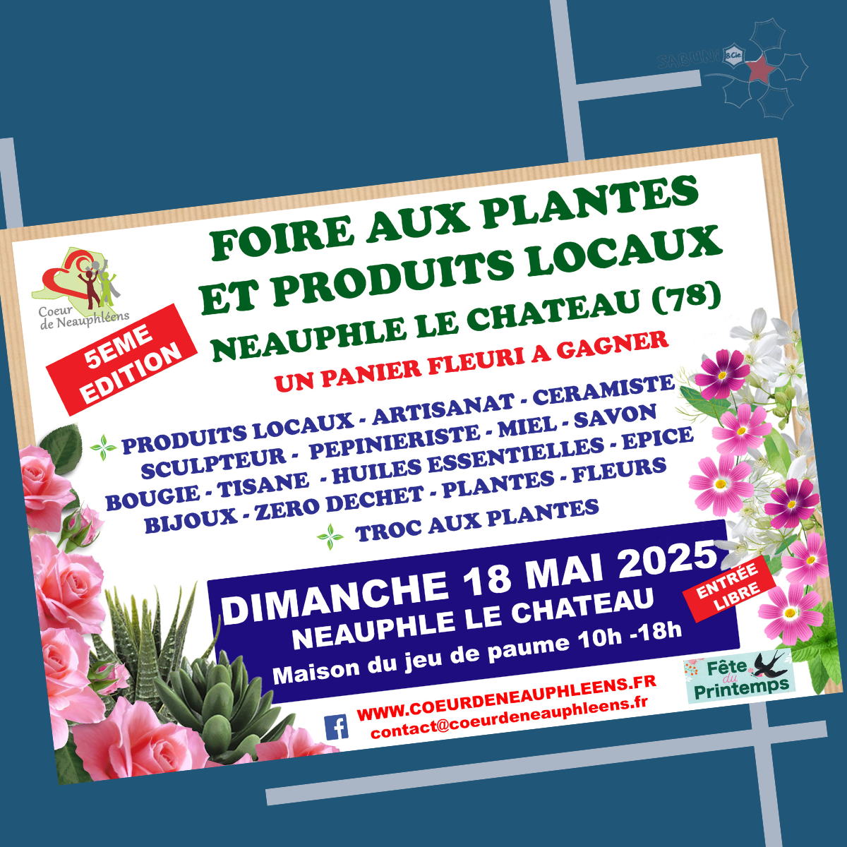 Fête du Printemps : Foire aux Plantes et Produits Locaux