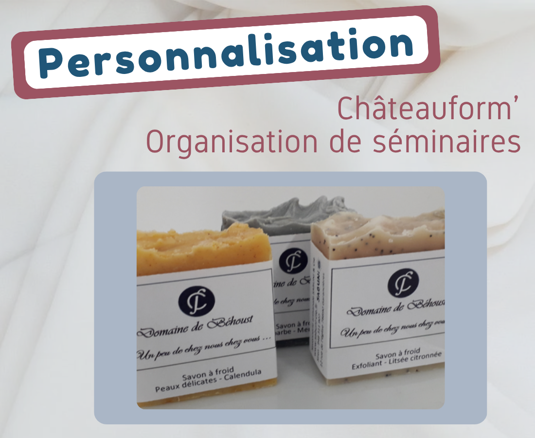 Personnalisation pour Châteauform’