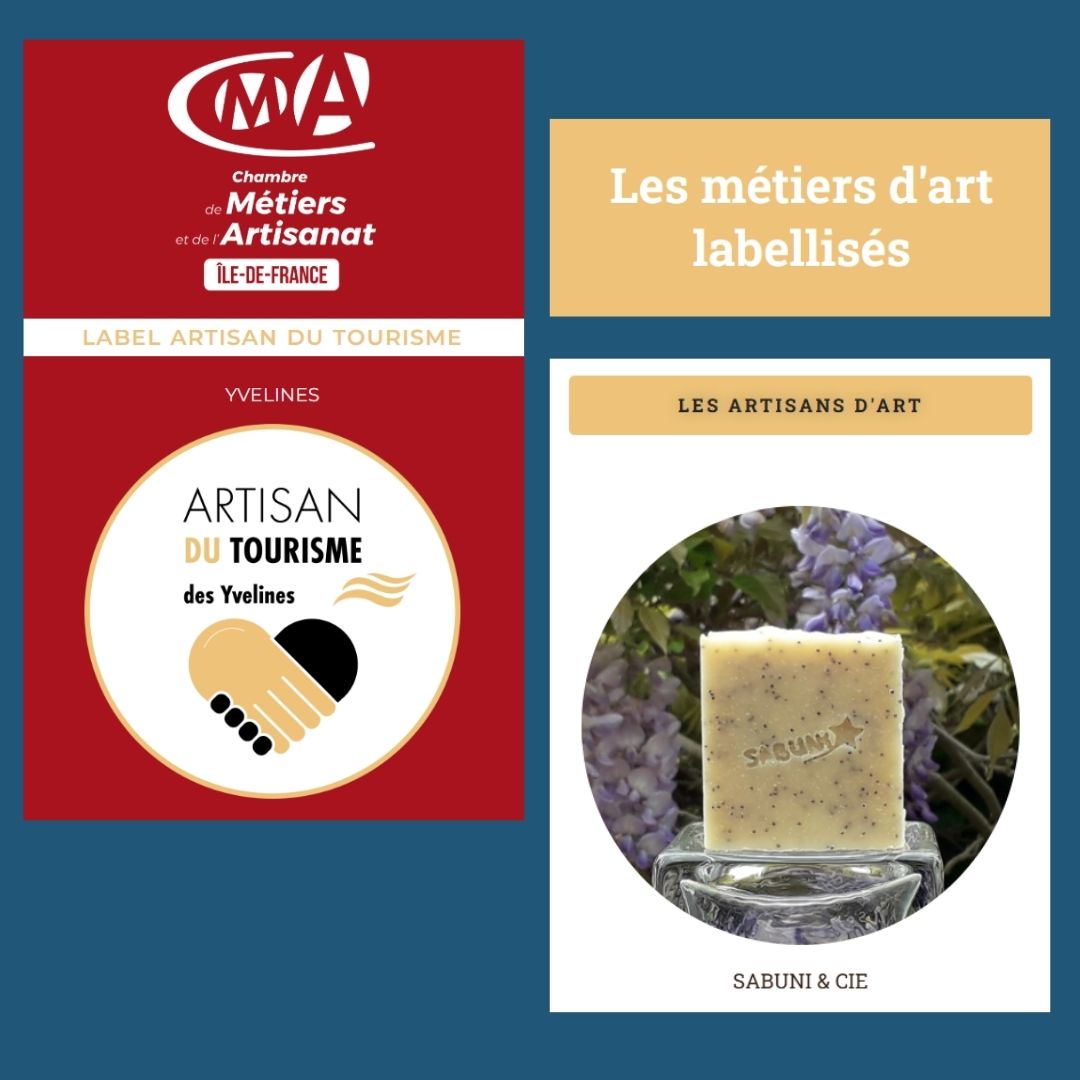Label Artisan du tourisme des Yvelines – CMA | Sabuni & Cie
