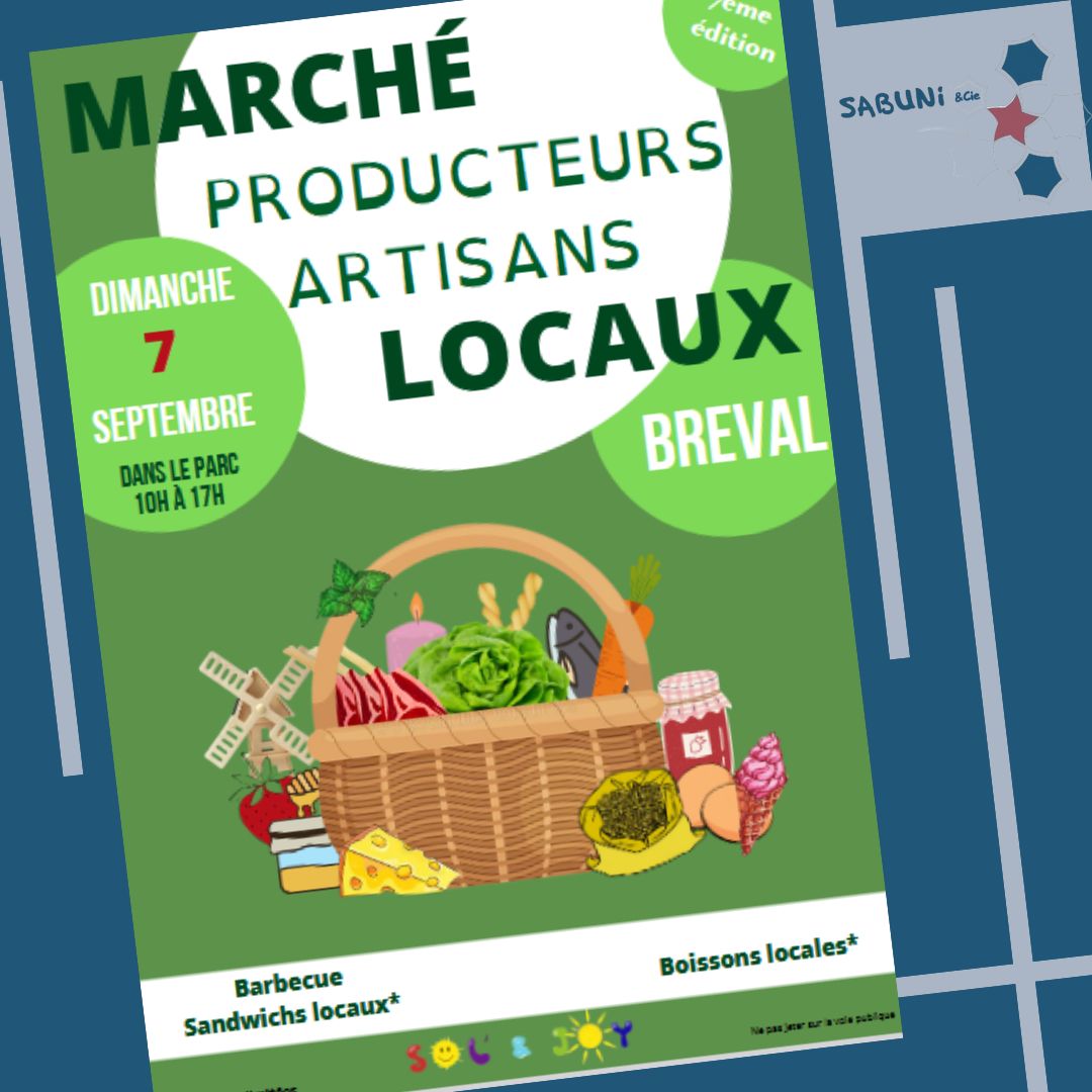 Marché producteurs et artisans locaux – Bréval – Yvelines | Sabuni