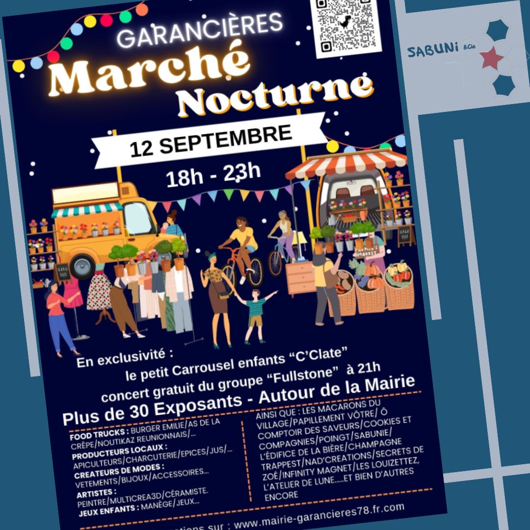 Marché nocturne – Garancières | Sabuni & Cie